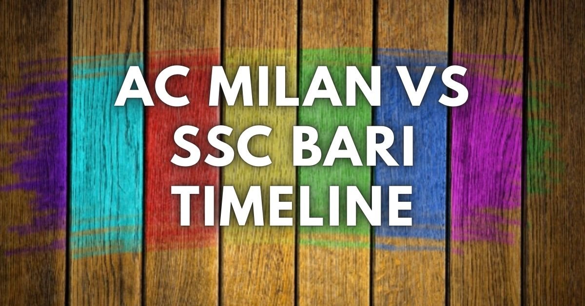 AC milan vs ssc bari timeline
