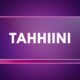 Tahhiini