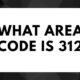 What area code is 312