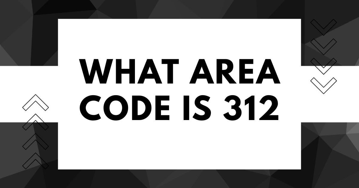What area code is 312